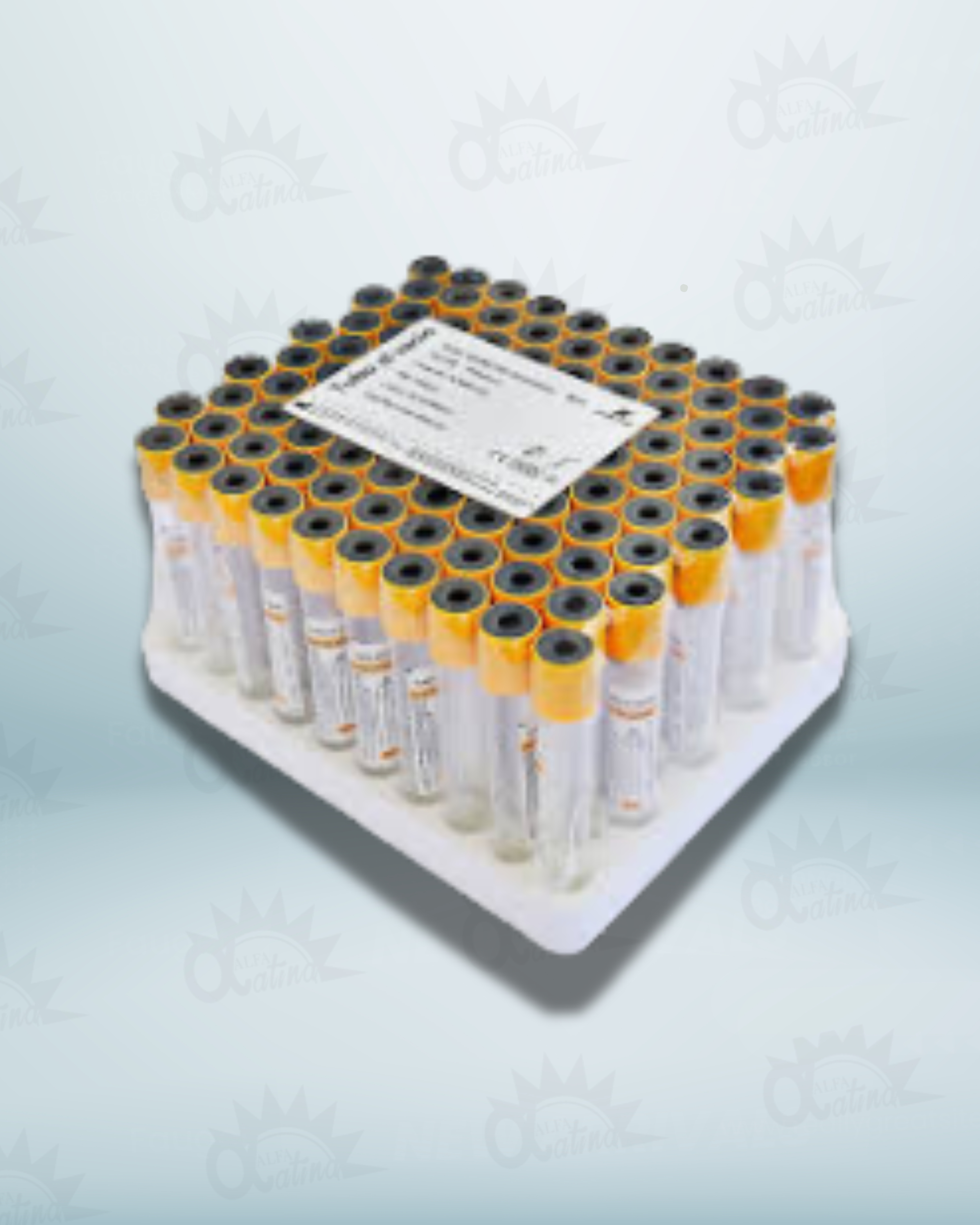 TUBO VACUTAINER AMARILLO 5.0  ML 13X 100 GRADILLA X 100 UND